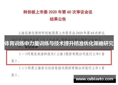 体育训练中力量训练与技术提升精准优化策略研究